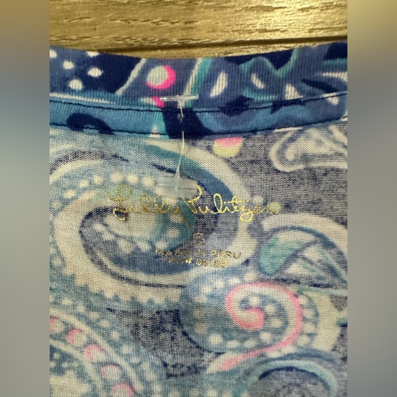 Lilly Pulitzer size S Finn long sleeve top - Picture 2 of 2